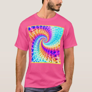 Strudel Rainbow Spiral Muster T-Shirt