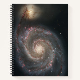 Strudelgalaxie (Raum) (Universum) (Messier 51A) Notizbuch