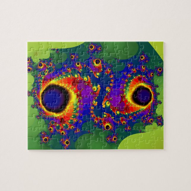 Strudeln | Rainbow Fraktal Art (Horizontal)