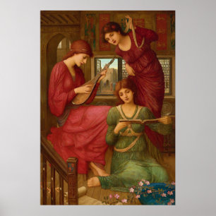 Strudwick Dans les jours d'or CC0566 Poster