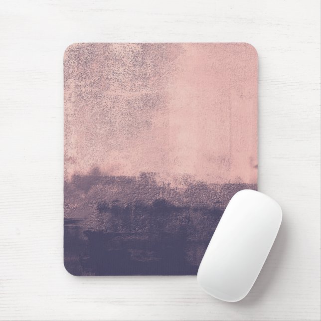 Struktur Art Style Pink Navy Blau Mousepad (Mit Mouse)