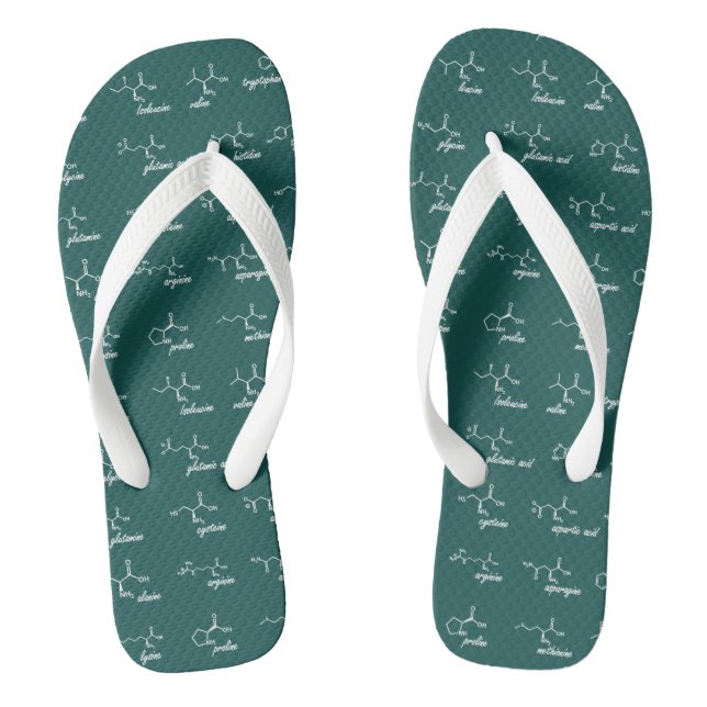 STRUKTUR-DRUCK DER AMINOSÄURE-CHEM FLIP FLOPS (Fußbett)