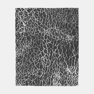 Struktur-Overlay von Krokodil oder Schlangenhaut m Fleecedecke