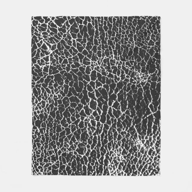 Struktur-Overlay von Krokodil oder Schlangenhaut m Fleecedecke (Vorderseite)