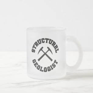Strukturelle Geologe-Tasse Mattglastasse