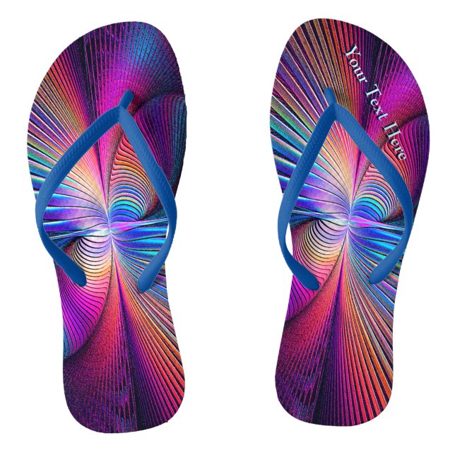 Strukturelle Irisierung Flip Flops (Fußbett)