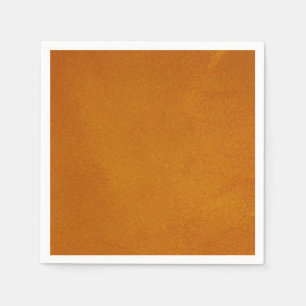 Strukturierte gebrannte Orange Serviette