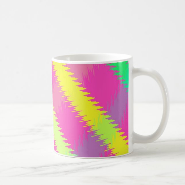 Strukturierter Karo Kaffeetasse (Rechts)