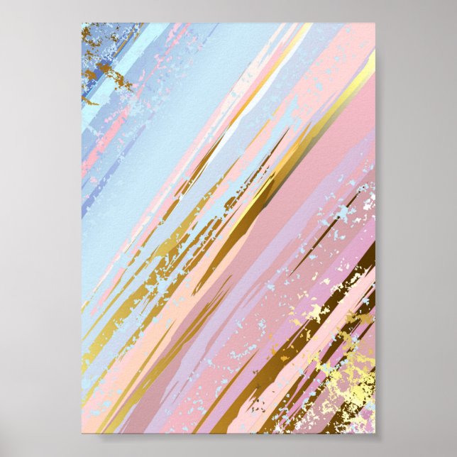 Strukturierter rosa Hintergrund Poster (Vorne)