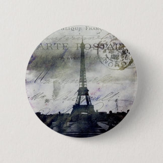 Strukturiertes Paris im Lavendel Button