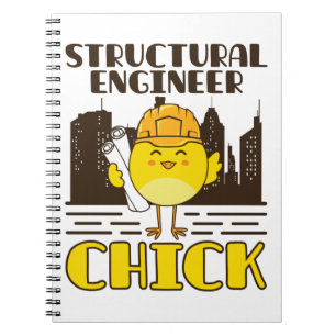 Strukturingenieur Chick Zivil Engineering Notizblock