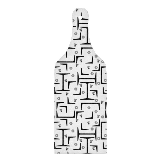 Strukturstahlmuster Schneidebrett (Vorderseite)