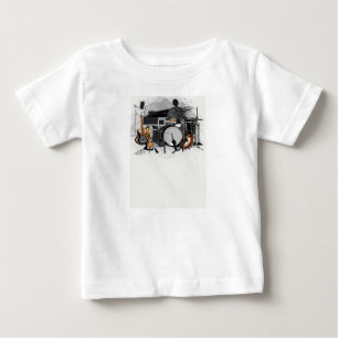 "Strumming Harmony: Gitarre Elegance" Baby T-shirt