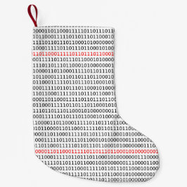 Strumpf "Computerwissenschaften" (Schwarz und Rot) Kleiner Weihnachtsstrumpf