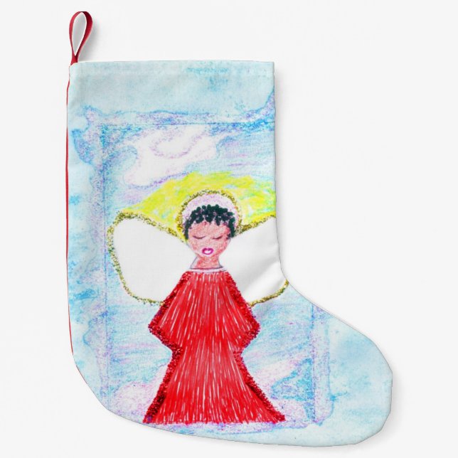 Strumpf "kleinen Brown-Engels" Kleiner Weihnachtsstrumpf (Vorderseite)
