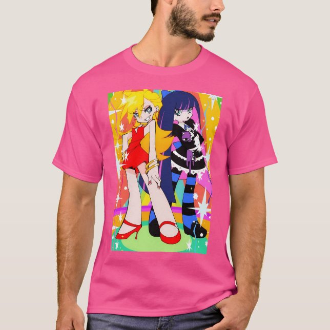 Strumpf mit Garterbelt T-Shirt (Vorderseite)