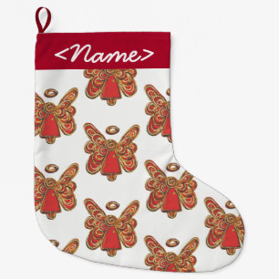Strumpf Roter Wächter Großer Weihnachtsstrumpf
