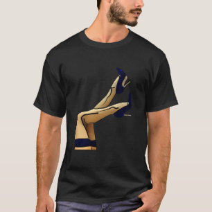Strumpf und Blue Stiletto Heels T-Shirt