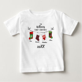 Strümpfe für Personalisierte Kleinkinder Baby T-shirt