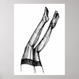 Strumpfs Fashion Sketch Poster