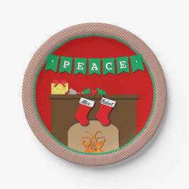 Strumpfs Were Hung by Chimney ・ 2 Strumpf Pappteller