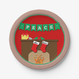 Strumpfs Were Hung by Chimney ・ 2 Strumpf Pappteller
