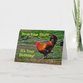 Strut Your Stuff - It's Your Birthday! Card Karte