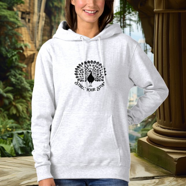 Strut Your Stuff Peacock Sweat à capuche – Affirma (Créateur téléchargé)