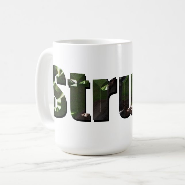 Struth! Aussie Slang Word, Kaffeetasse (Vorderseite Links)