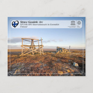 Struve Geodetic Arc - STUOR-OIVI Stuorrahanoaivi Postkarte