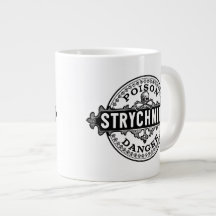 Strychnin Vintage Style Giftetikett