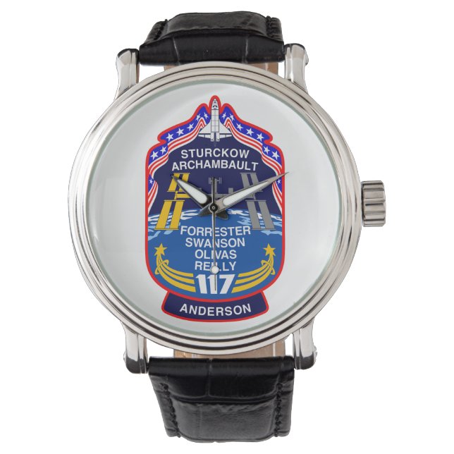 STS-117-Mission-Patch Armbanduhr (Vorderseite)
