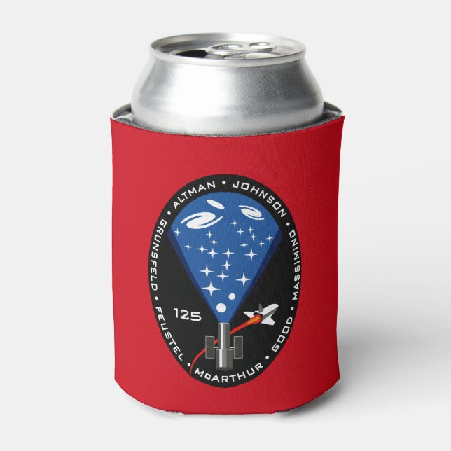 STS 125 Hubble-Weltraumteleskopen-Mission-Patch Dosenkühler (Kanne Vorderseite)