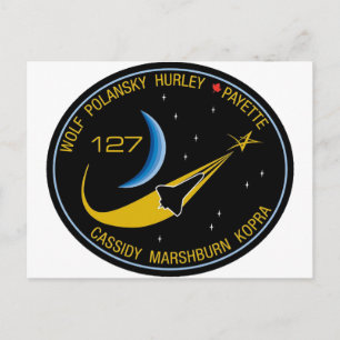 STS-127-Mission-Patch Postkarte
