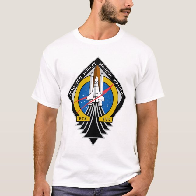 STS-135 T-Shirt (Vorderseite)
