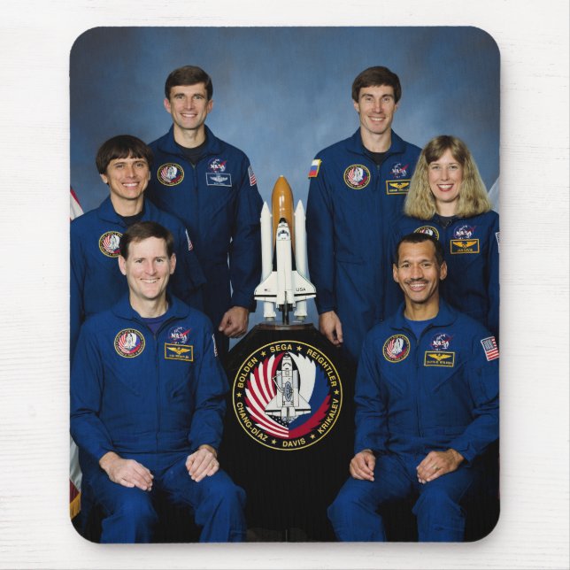 STS-60 MISSION-CREW MOUSEPAD (Vorne)