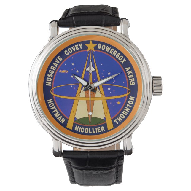 Sts-61-Mission-Patch Armbanduhr (Vorderseite)
