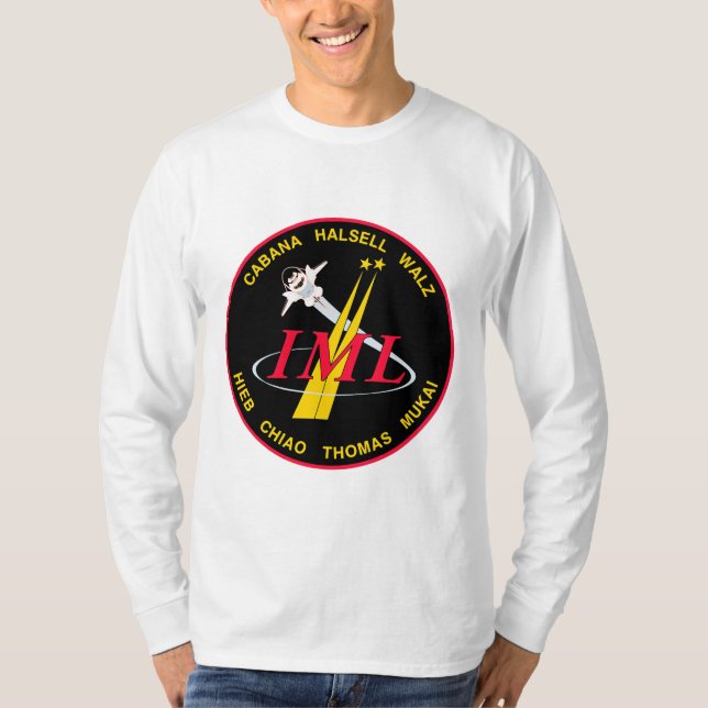 STS-65 Dienstsinsignien T-Shirt (Vorderseite)