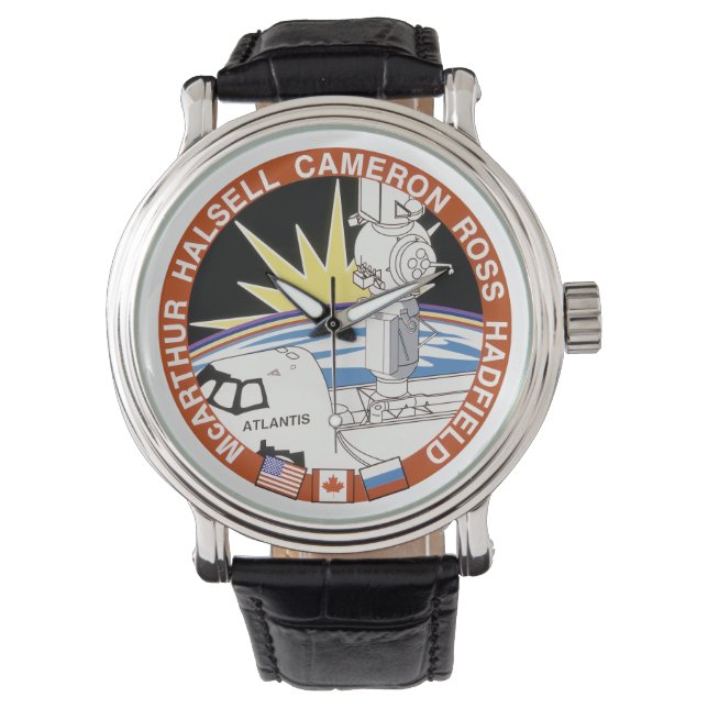 Sts-74 (Mission Patch) Armbanduhr (Vorderseite)