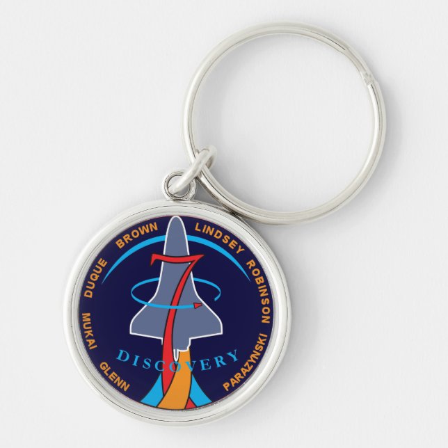 STS-95 Space Shuttle Discovery Missions-Patch-Logo Schlüsselanhänger (Vorne)