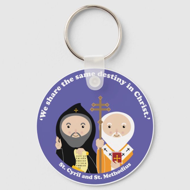Sts. Cyril und Methodius Schlüsselanhänger (Vorderseite)