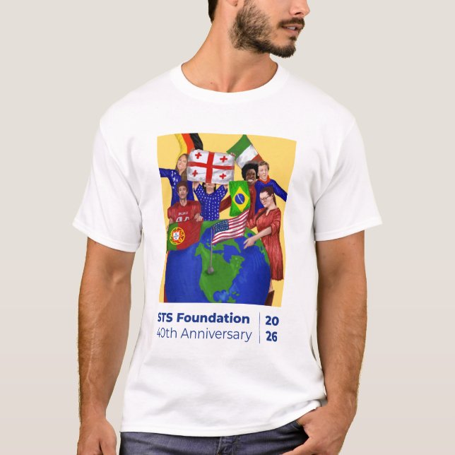 STS Foundation 40th Anniversary Men's T-Shirt (Vorderseite)