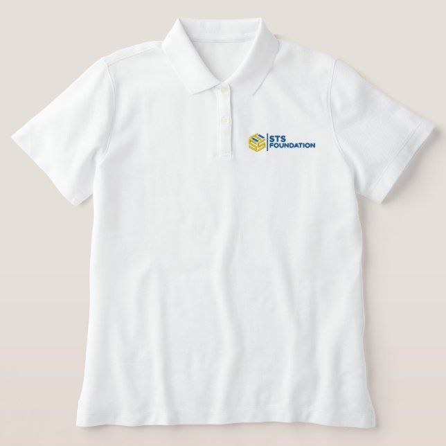 STS Foundation Women's Polo (White) (Design Vorderseite)