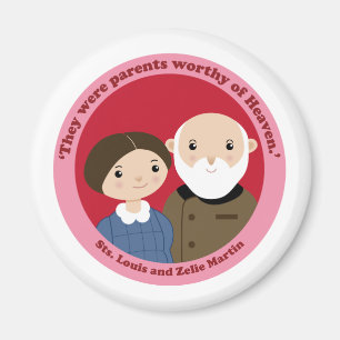 Sts. Louis und Zelie Martin Magnet