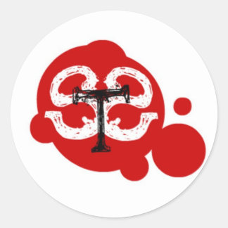 STS Sticker rond SPatter