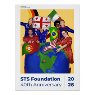 STS-Stiftungsjubiläumsplakat 40. Jahrestag Poster