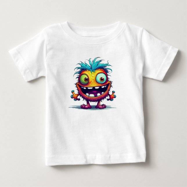 Stu 001 ist der Mini-Troll Baby T-shirt (Vorderseite)