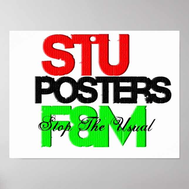 STU.™ Poster F&M™ (Vorne)