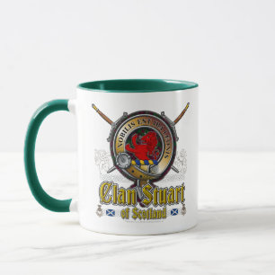 Stuart Clan Abzeichen Tasse