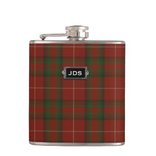 Stuart de clan monogramme de flacon tartan de Brut